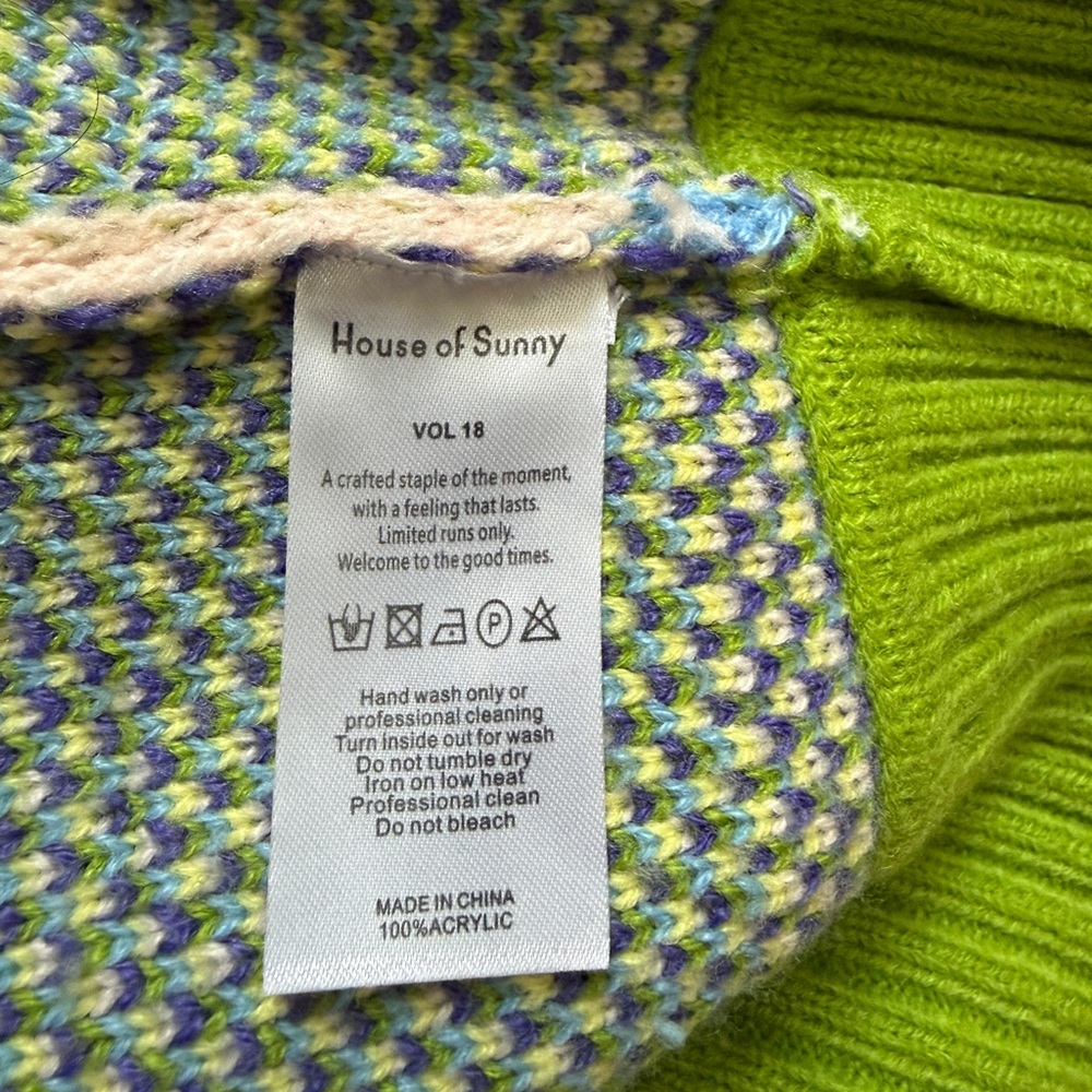 House of Sunny Swan Lake Knitted Vest US size 6 - Picture 5 of 5